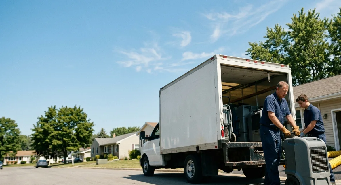 Water Damage Cleanup in Romeoville, IL near me